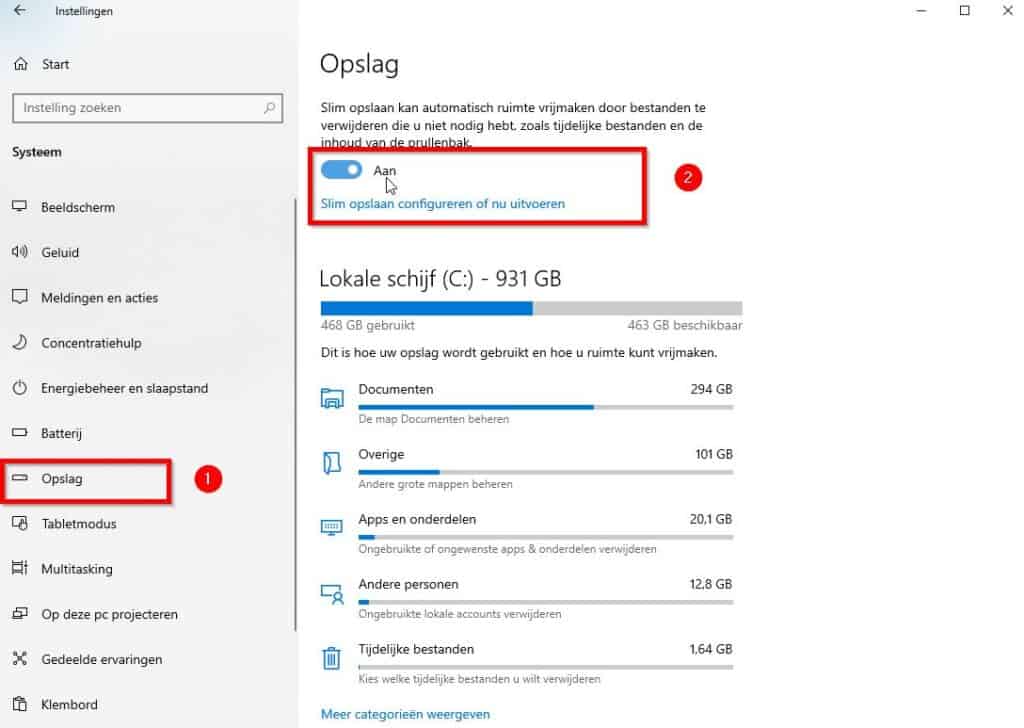 Windows 10 tips voor beginners Slim Opslaan