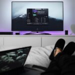 Laptop en TV