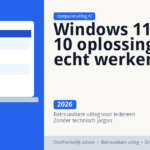 Windows 11 traag? 10 oplossingen die echt werken (2026) - computeruitleg.nl